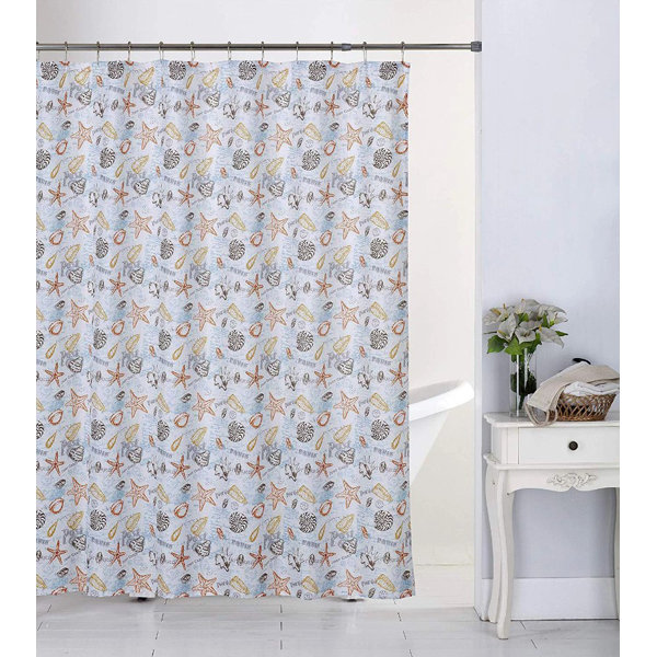 Linen Store Shower Curtain with Hooks Included Wayfair